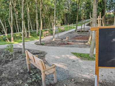 Na hošťálkovickém lesním hřišti. Foto: MMO