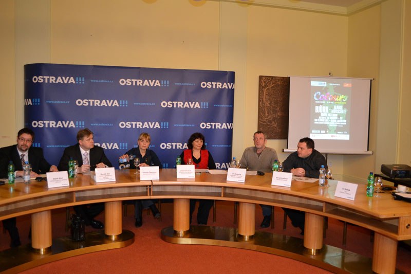 Setkání s novináři se zúčastnili také sponzoři a partneři festivalu