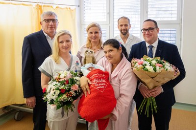 Františka čekalo po příchodu na svět velké vítání. Foto: FNO