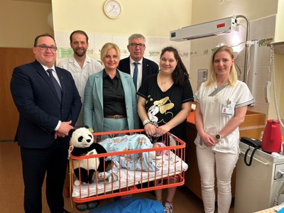 Vítání prvního ostravského občánka letošního roku. Foto: MMO