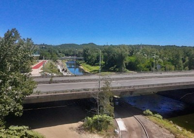 Proměna levého břehu Ostravice pokračuje. Foto: MMO