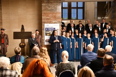 Ostravský primátor Jan Dohnal během projevu při vzpomínkovém setkání k výročí 17. listopadu. Foto: MMO