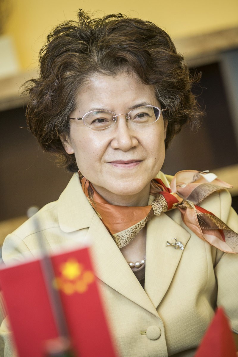 Velvyslankyně ČLR Ma Keqing.