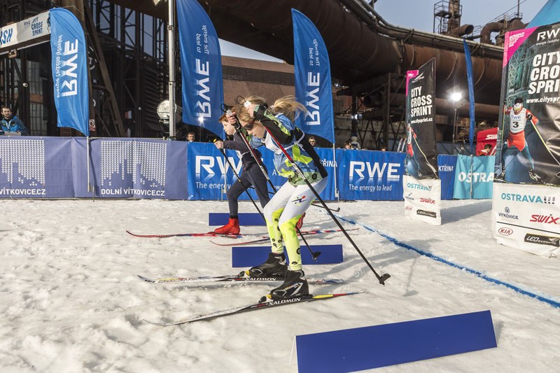 Start závodu dětí