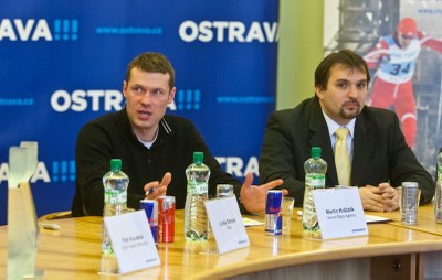 Organizátor závodu Martin Kráčalík a náměstek primátora Martin Štěpánek. Foto: J. Zerzoň