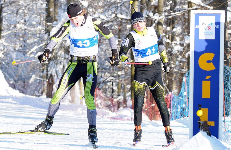 Na trati běžeckého závodu. Ilustr. foto