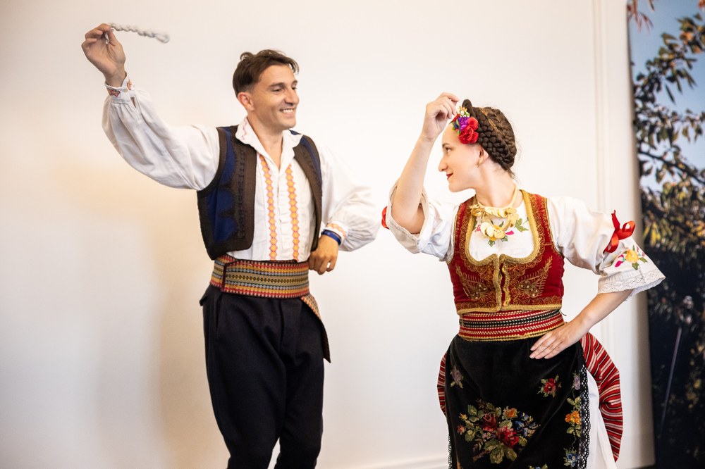 Nechyběla taneční vložka v podání srbského souboru ORO Niš