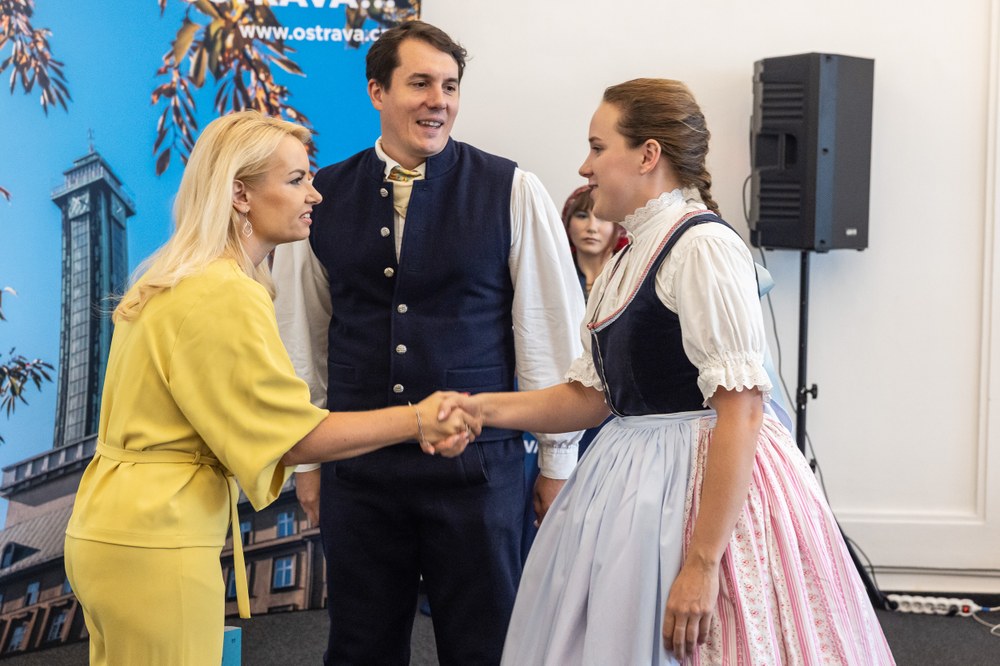 Přivítání se zhostila náměstkyně primátora Lucie Baránková Vilamová