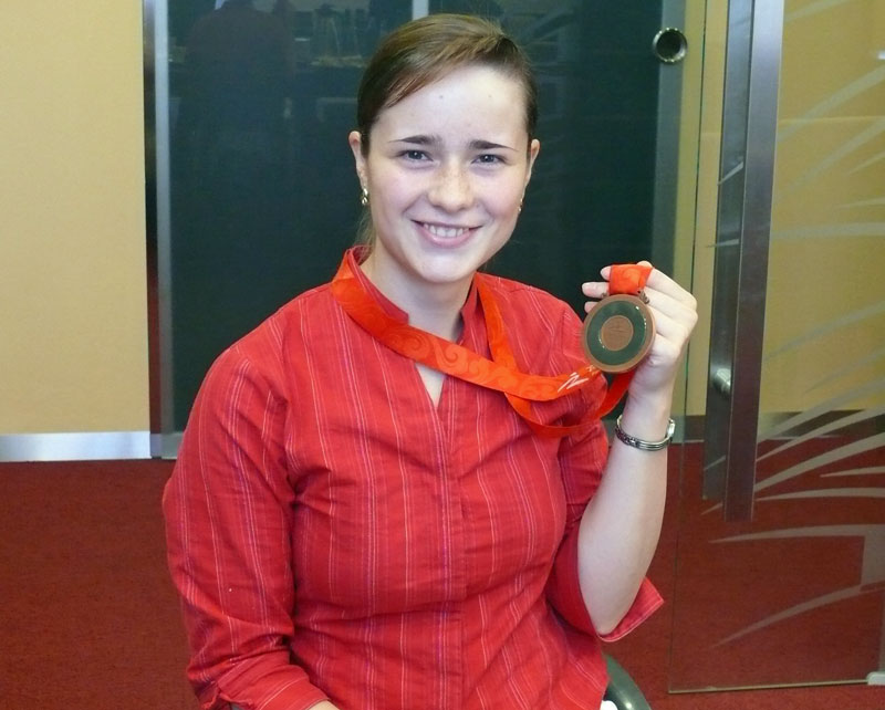 M. Sidková a bronz z paralympiády 08 Foto:archiv