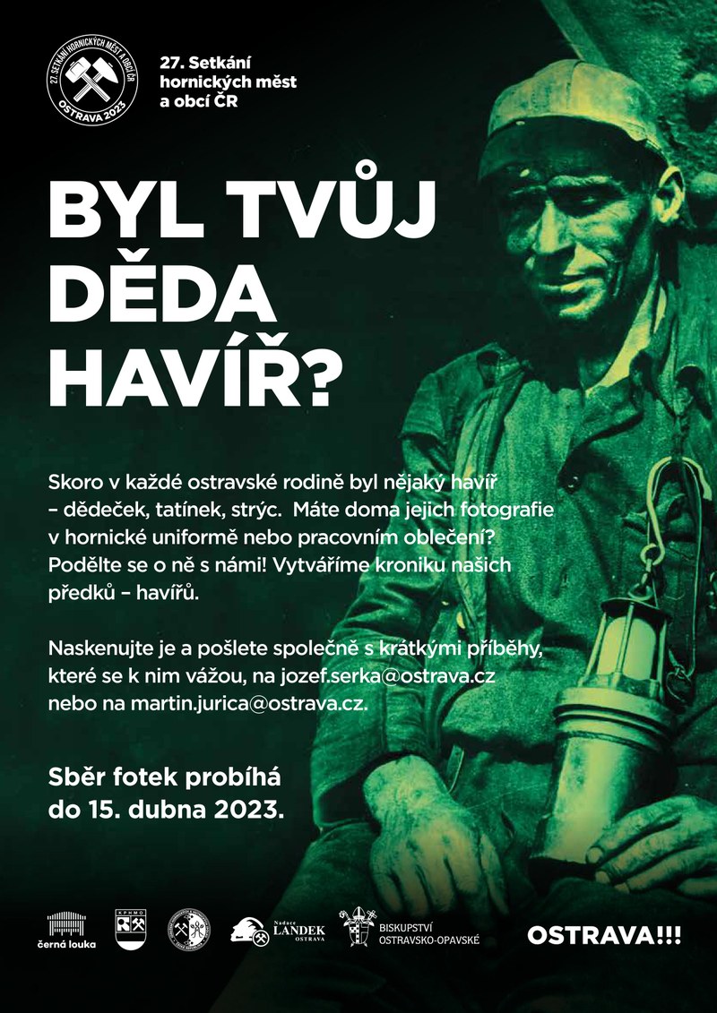 Máte fotografie havířů? Sdílejte jejich příběh! Máte fotografie havířů? Sdílejte jejich příběh!