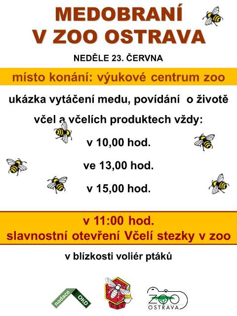 Program medobraní v ZOO Ostrava