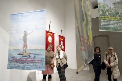 Na vernisáži nových výstav galerie PLATO. Foto: Adolf Horsinka