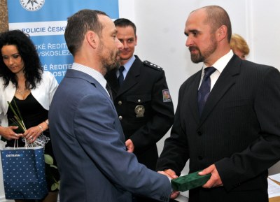 K ocenění blahopřál ostravským policistům i primátor Tomáš Macura. Foto: J. Urban
