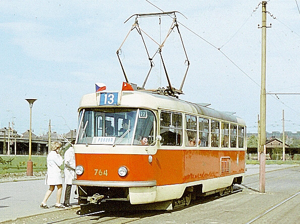 Ikonická „té trojka" v 70. létech 20. století. Foto: Jiří Boháček