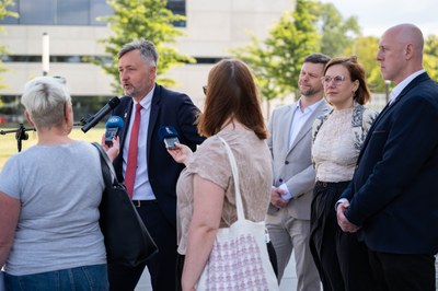 Představení projektu se za město Ostrava zúčastnila náměstkyně primátora Andrea Hoffmannová. Foto: Petra Pokorná, OSU