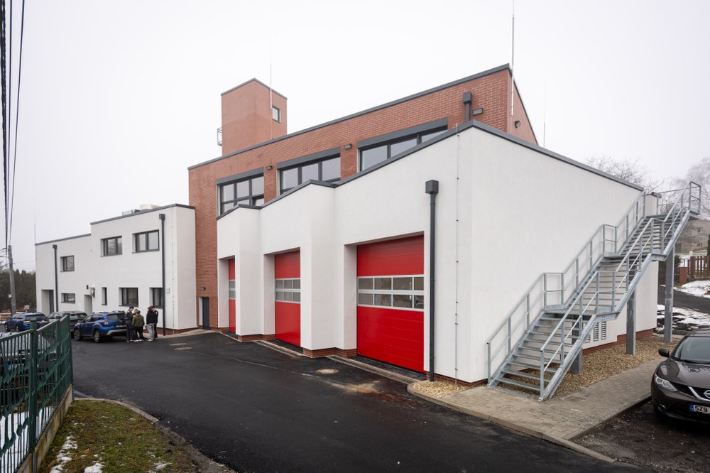 Nová požární zbrojnice. Foto: Lukáš Kaboň