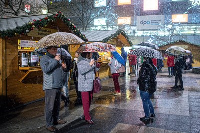 Vánoční trhy skončily - také v Ostravě - předčasně. Foto: Lukáš Kaboň
