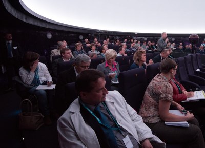 Ostravské planetárium nabídlo pro konferenci velmi nevšední prostory. Foto: L. Kaboň