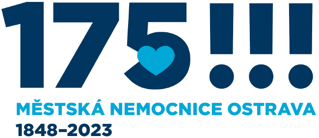 Slavnostní grafika k jubileu Městské nemocnice Ostrava