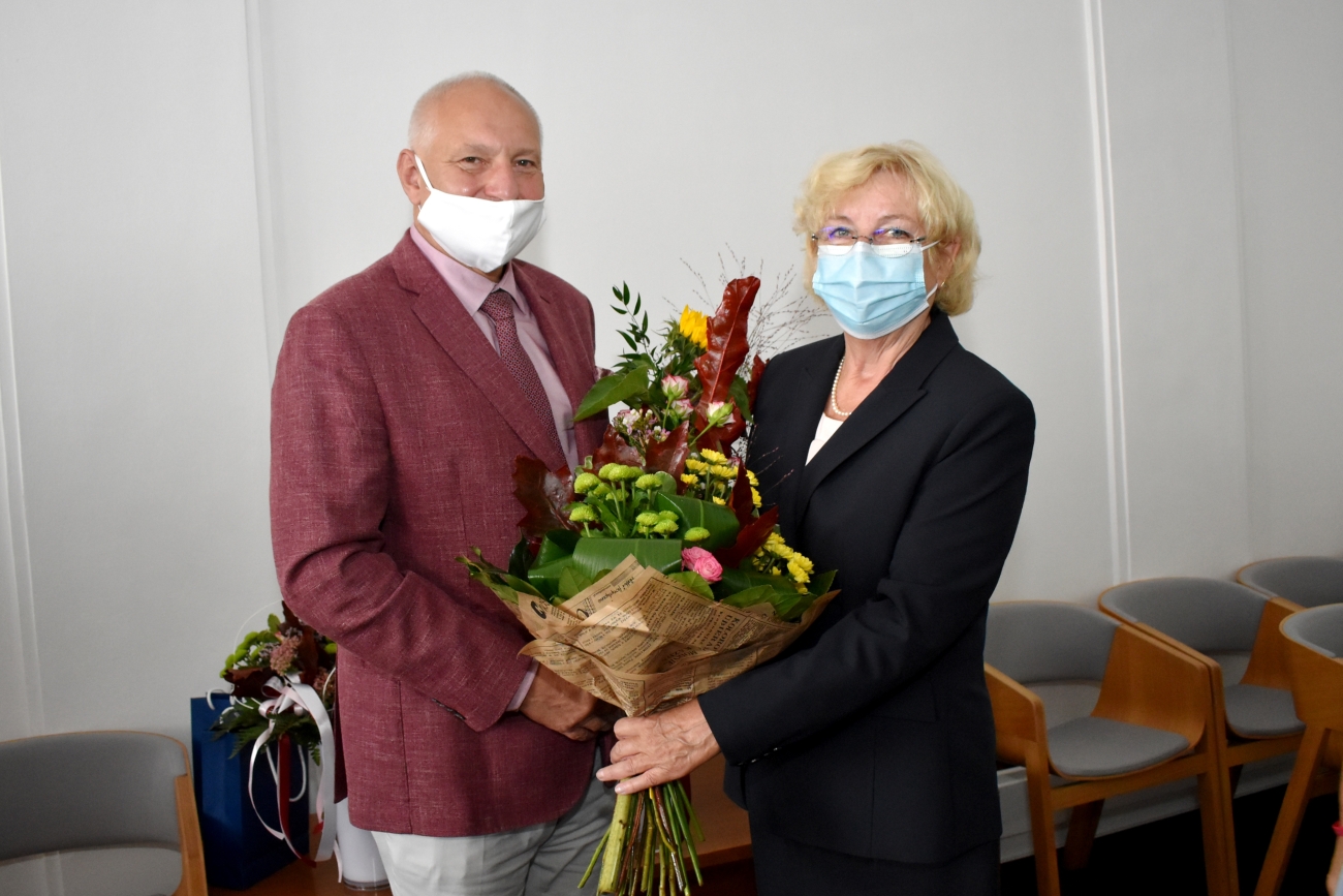 Náměstek primátora Zbyněk Pražák a profesorka Christel Bienstein, spoluautorka konceptu Bazální stimulace. Foto: René Stejskal