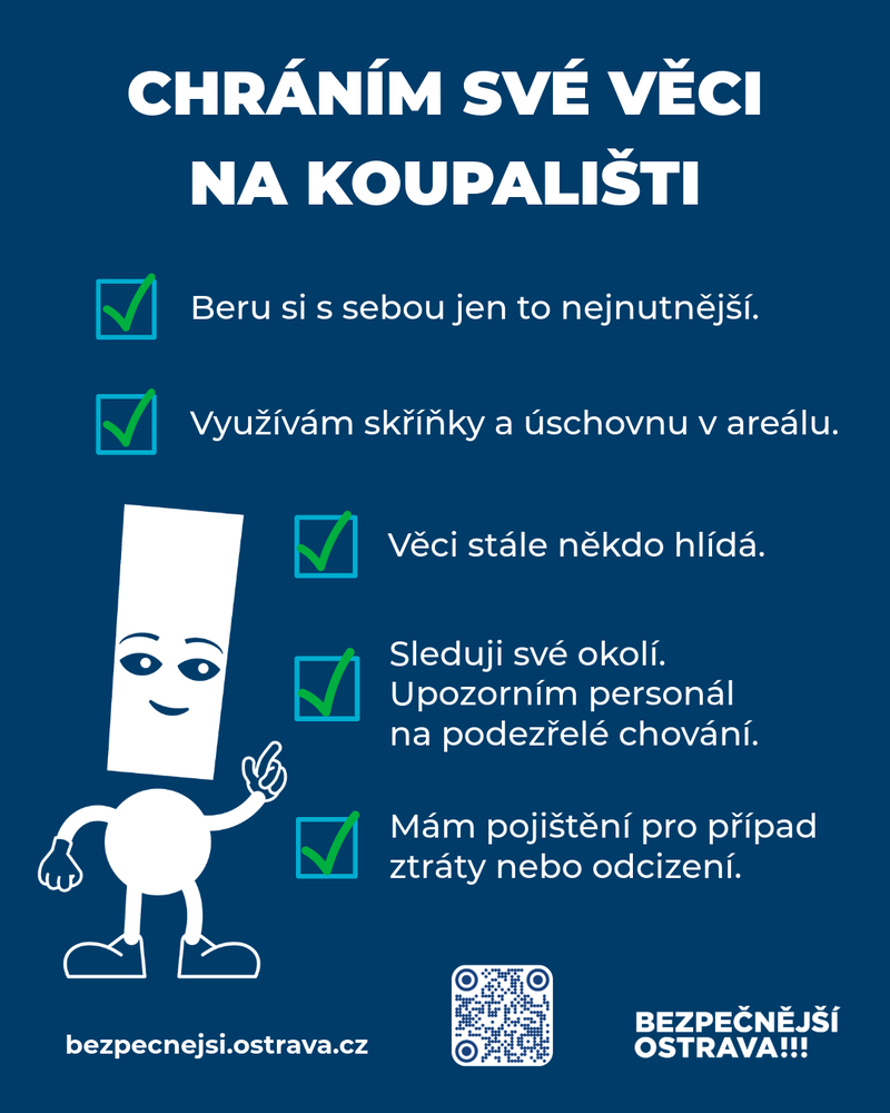 Městská preventivní kampaň Bezpečnější léto 2025 se zaměří na veřejná koupaliště Městská preventivní kampaň Bezpečnější léto 2025 se zaměří na veřejná koupaliště