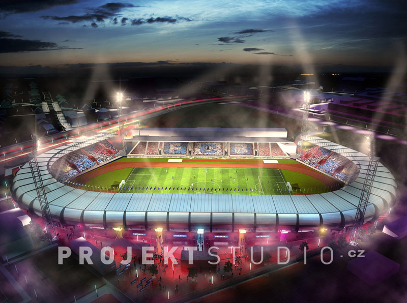 Vizualizace budoucí podoby stadionu 