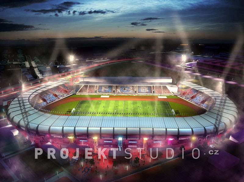 Městský stadion ve Vítkovicích před zásadní rekonstrukcí Městský stadion ve Vítkovicích před zásadní rekonstrukcí