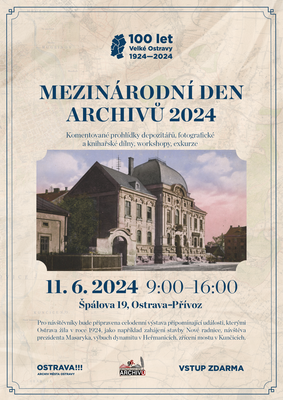 Mezinárodní den archivů 2024 – pozvánka do Archivu města Ostravy