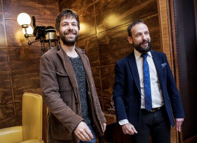 Ministr Robert Pelikán (vlevo) s primátorem Tomášem Macurou. Foto: Jiří Zerzoň