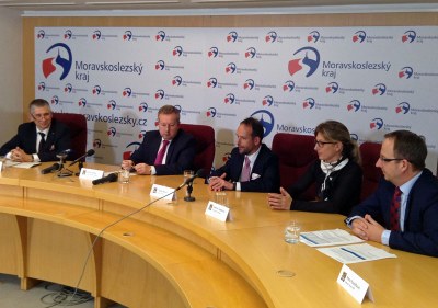 Z tiskové konference s ministrem životního prostředí Richardem Brabcem. Foto: L. Vidlička a I. Honusová