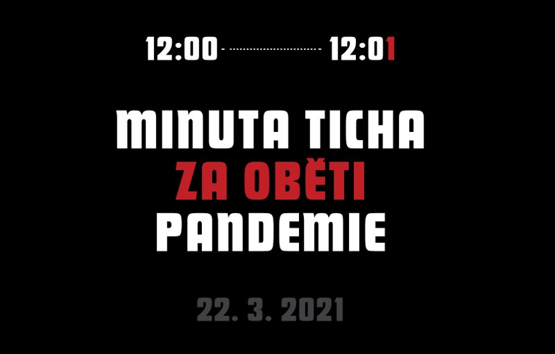 Minuta ticha za oběti nemoci covid-19 Minuta ticha za oběti nemoci covid-19