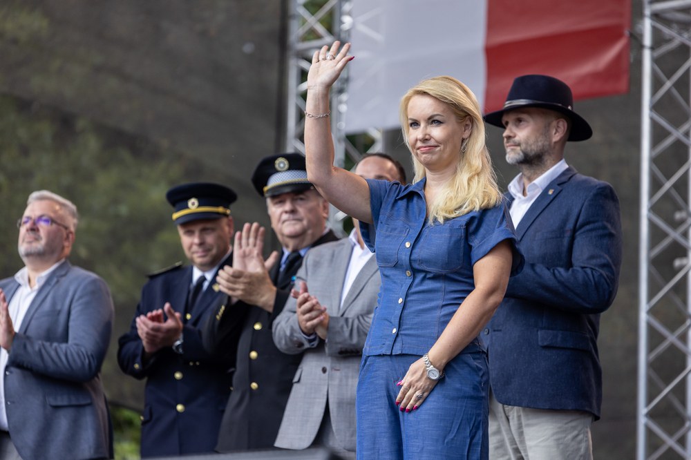 Soutěžící i diváky přivítala rovněž náměstkyně primátora Lucie Baránková Vilamová
