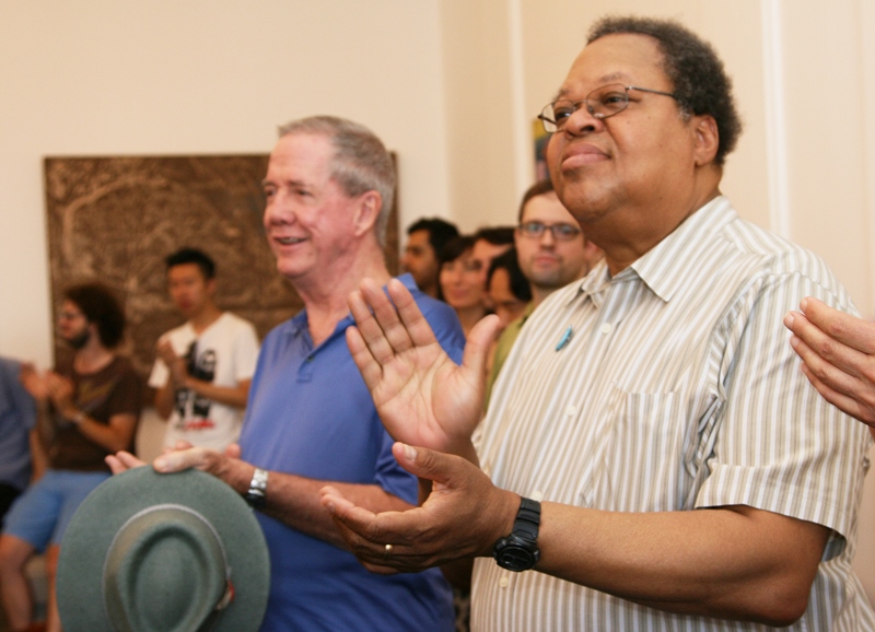 Na uvedení své opery Afterword zavítal do Ostravy také skladatel George Lewis.