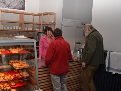 FOTO: Interiér nového mléčného baru Naproti