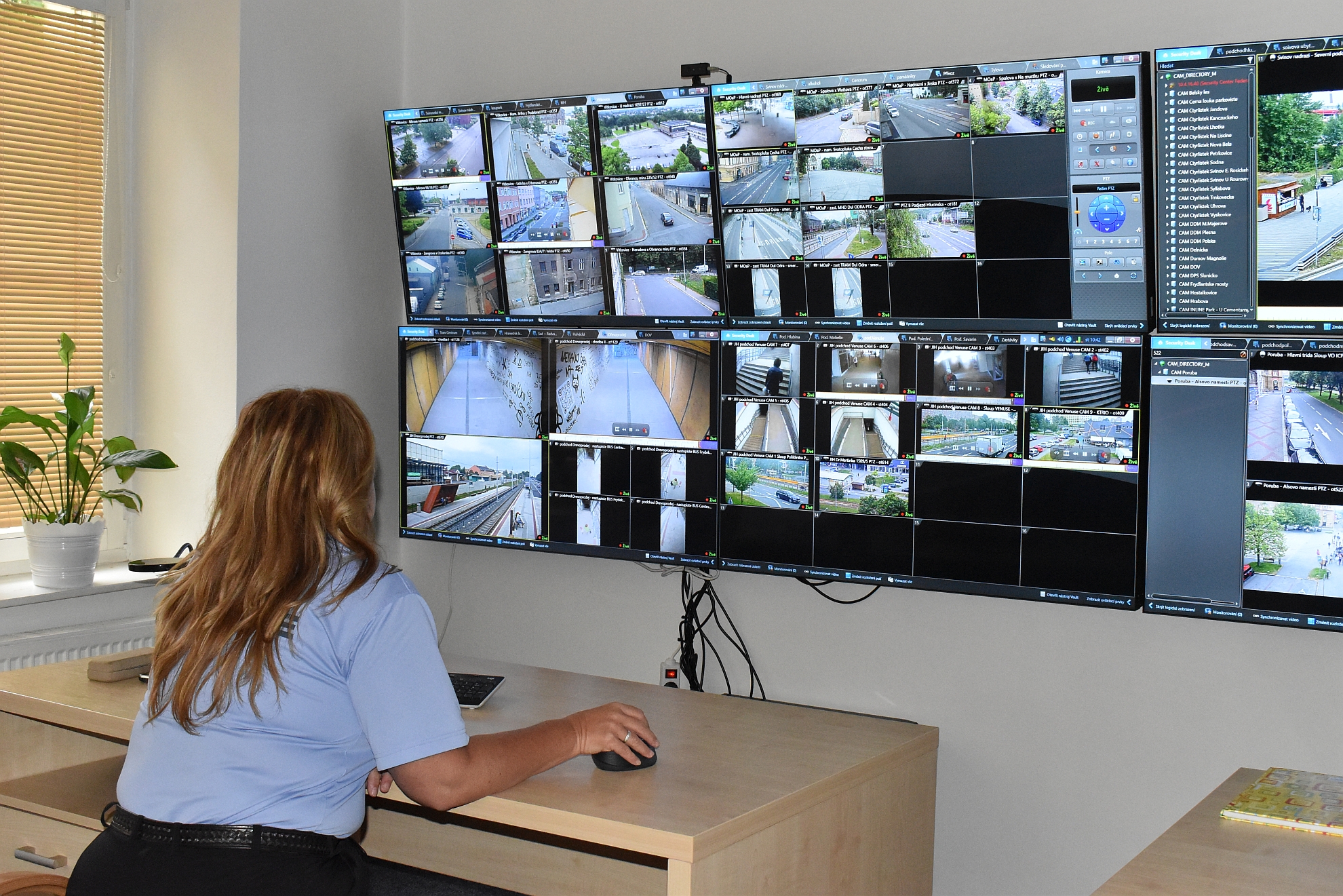 Městská policie dohlíží na veřejný pořádek pomocí moderní techniky. Foto MMO.