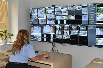 Městská policie dohlíží na veřejný pořádek pomocí moderní techniky. Foto MMO.
