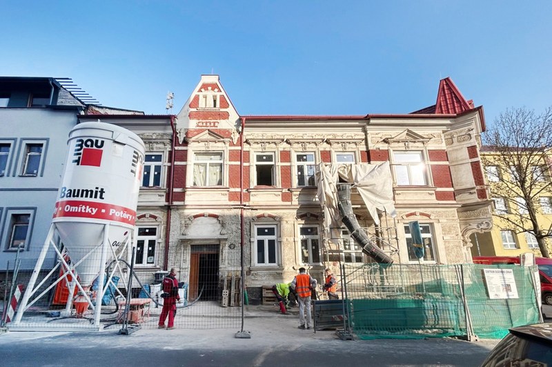 Modernizace Centra duševního zdraví na Kafkově ulici pokračuje