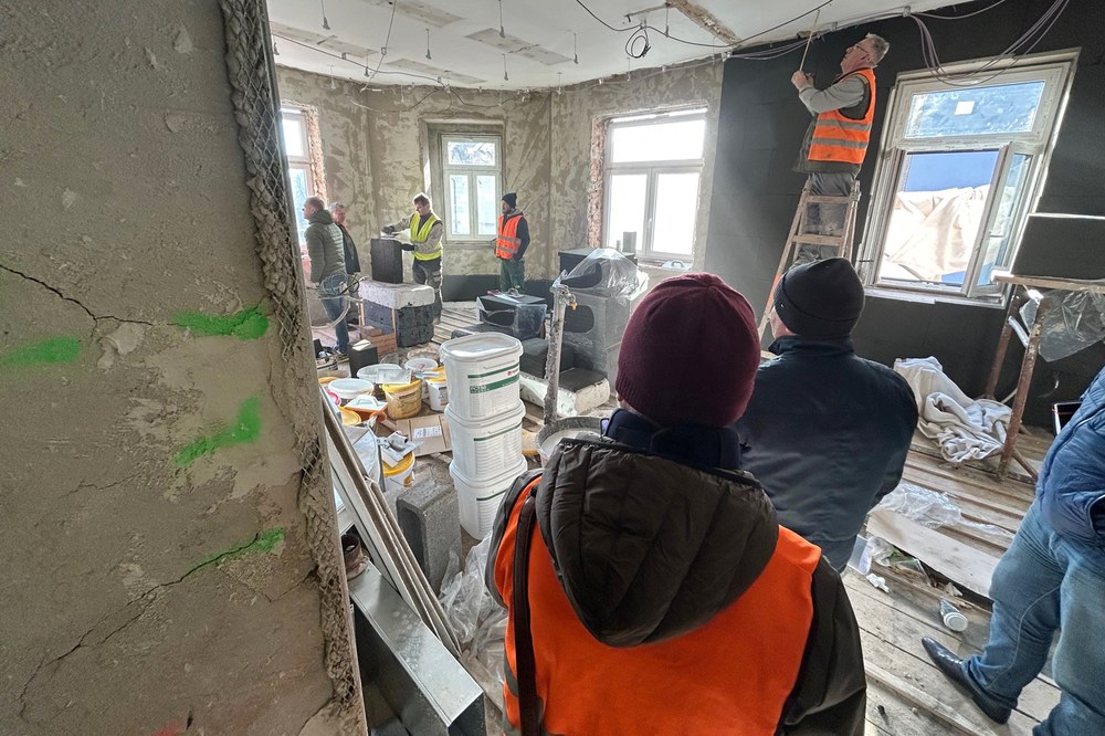 Stavební práce jsou v plném proudu