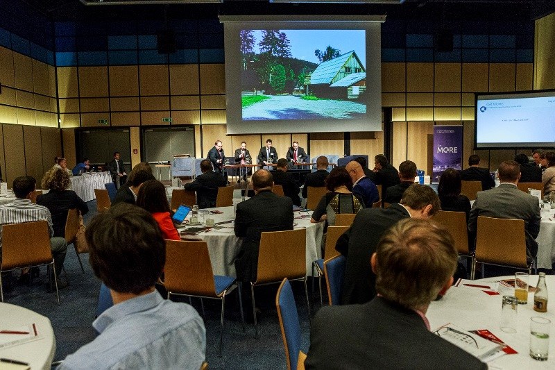 Pohled do konferenčního sálu.