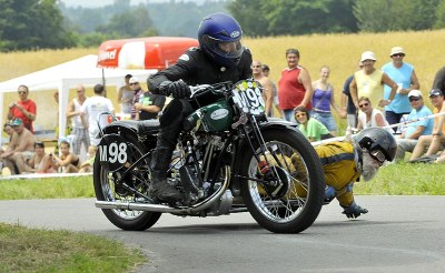 Na trati Okruhu Františka Bartoše v Radvanicích. Foto: archiv