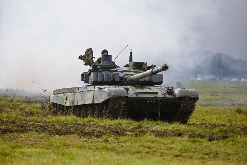 Obrněná technika v akci