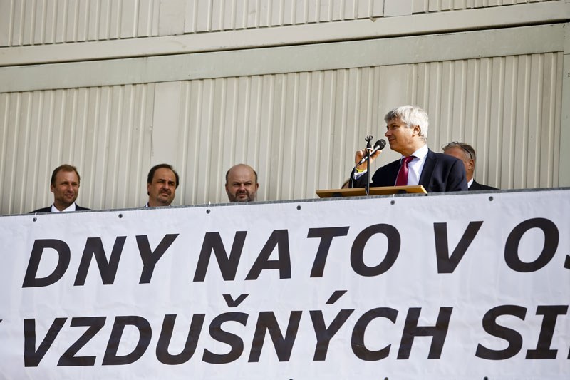 Primátor Kajnar při zahájení Dnů NATO