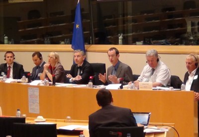 Na snímku: Pohled na předsednictvo evropské konference