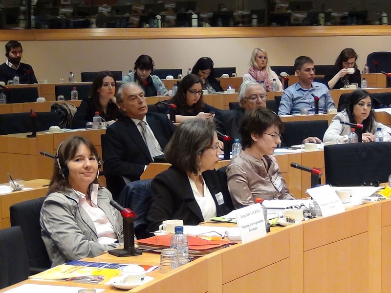 Účastníci konference na půdě Evropského parlamentu