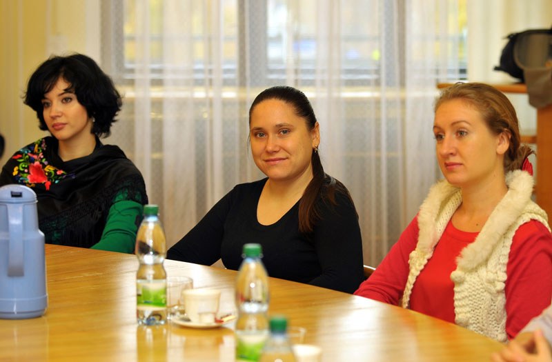 Umělkyně z Doněcka na radnici