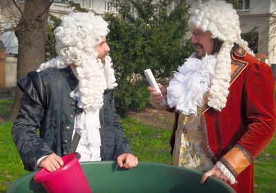 Vladimír Polák a Robin Ferro si dali závod Ostravou. Foto: YouTube Ostrava