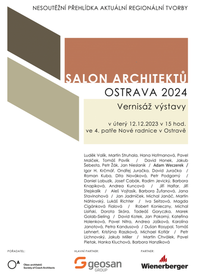Pozvánka na vernisáž výstavy Ostrava 2024