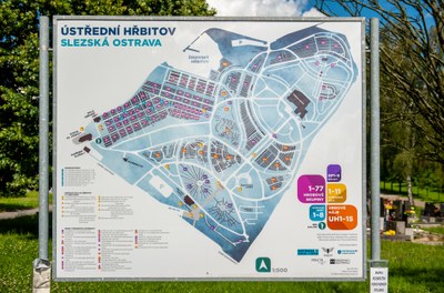 Ústřední hřbitov ve Slezské Ostravě. Foto: Martin Grobe