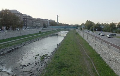 Seidlerovo nánřeží v Ostravě. Foto: Wikidata
