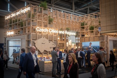 Stánek Czech Cities & Regions během loňského veletržního ročníku. Foto: MMO